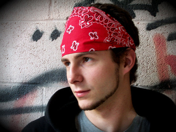 Bulk Red Bandannas | Wholesale Red Bandannas | 22" Square Standard 100% Cotton 12 PACK 1919D