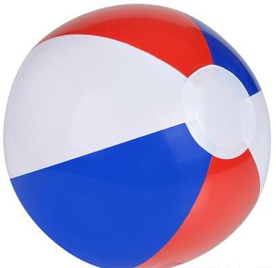 BEACH BALLS PATRIOTIC 12 PACK 12" STANDARD SIZE 3377D