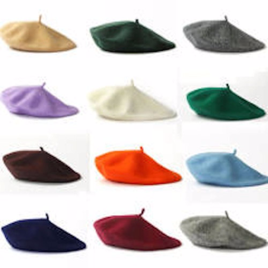 Monogrammed Beret | Valentines Gifts for Her | French Beret Hat (Fonts in Picture Gallery)