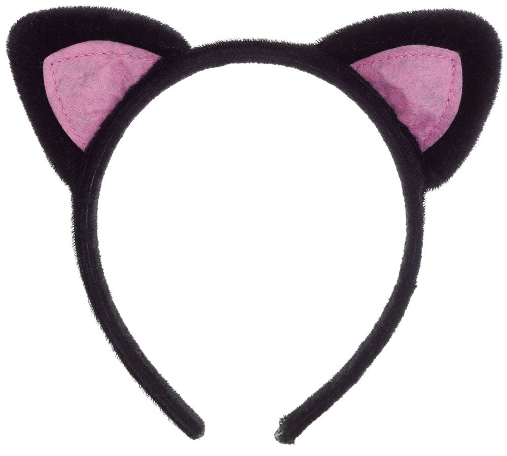 Black Cat Ear Headband and Tail Set 16770/1678