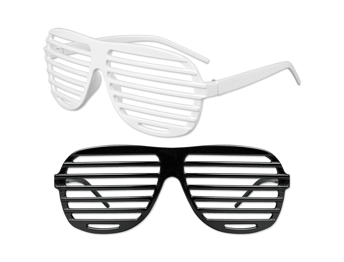 Black/White Shutter Shades 12 PACK WS1161D