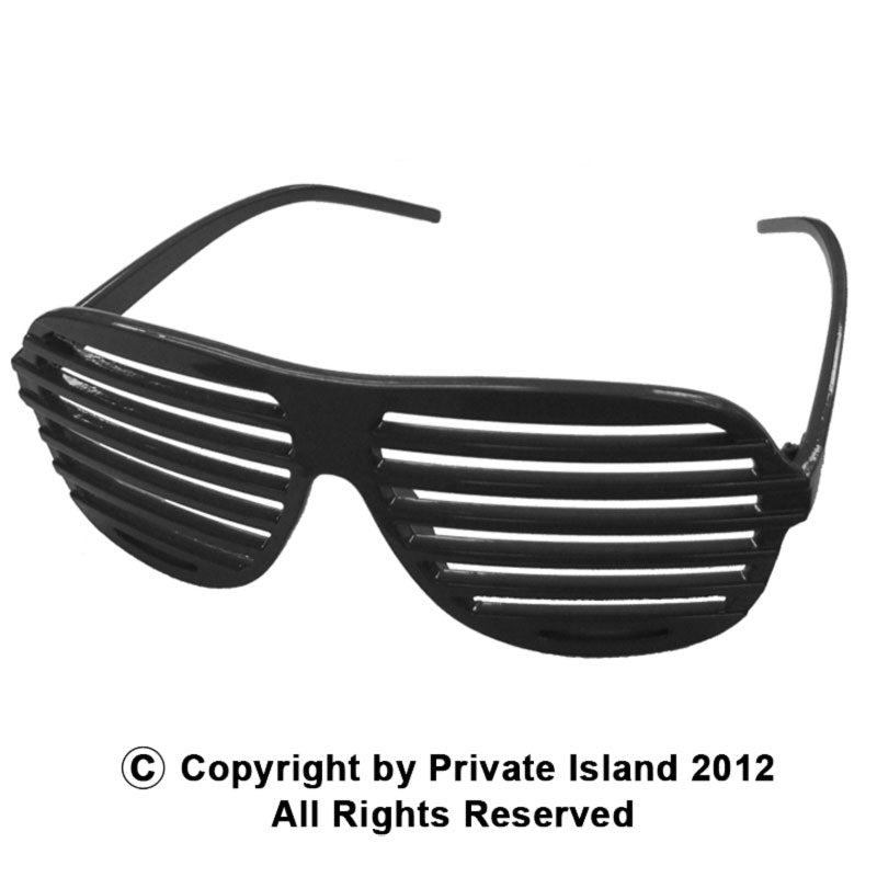 Black/White Shutter Shades 12 PACK 1161