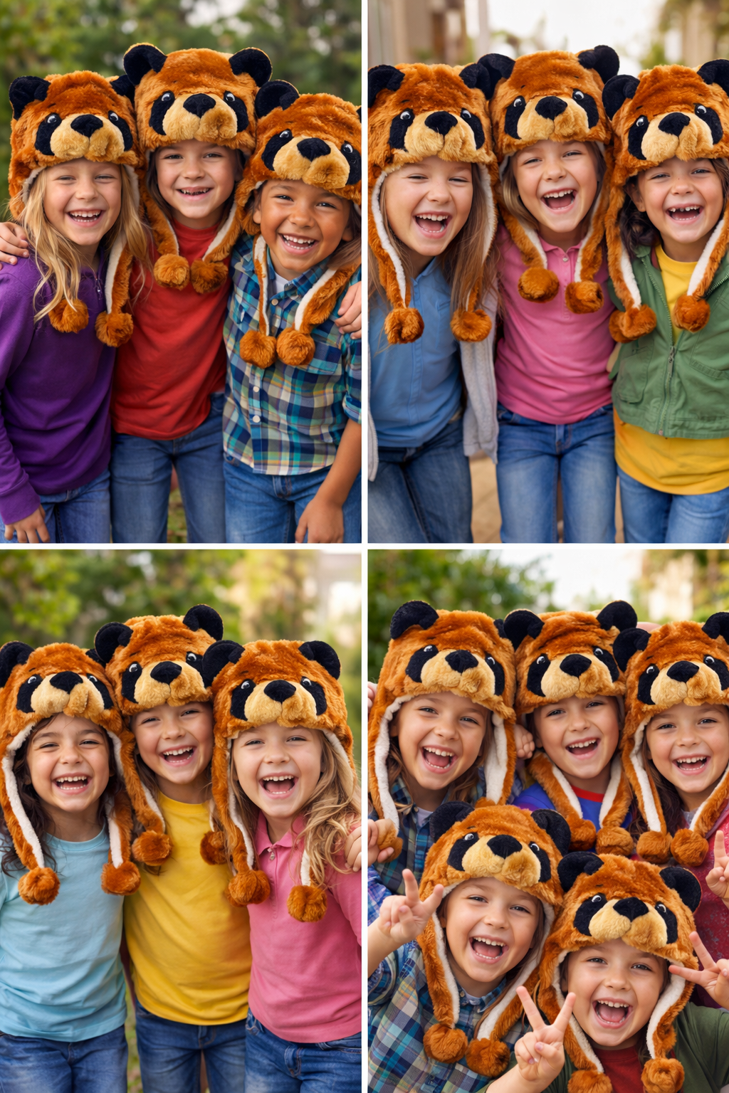 Animal Hat Bear Hood 5501