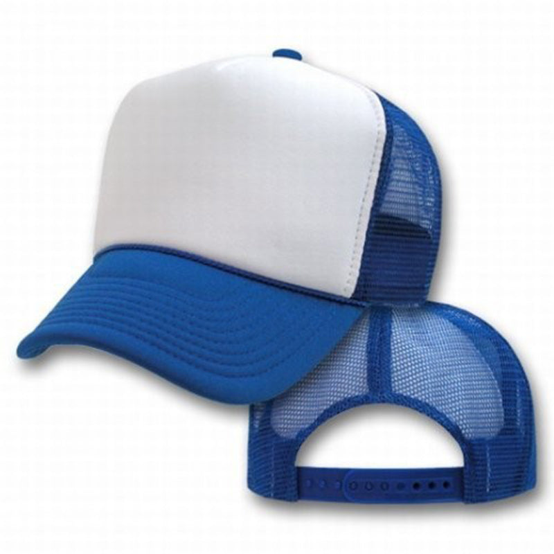 Blue Trucker Caps | Royal w/ White Front  12 PACK 1458