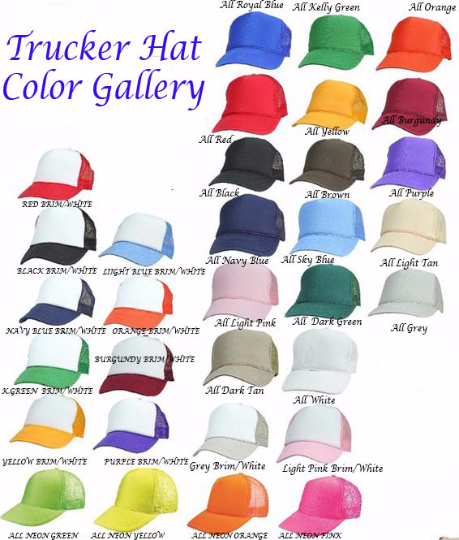Bachelorette Party Hats | Customized Trucker Caps | 15062 (Fonts in Picture Gallery)