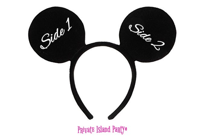 Personalized Mickey Mouse Ears, For Adults and Children's Parties or Personalized Giveaways