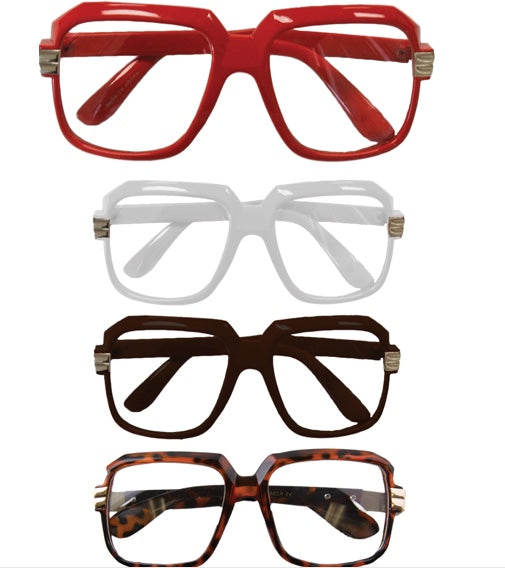 12 PACK Rapper Style Clear Lens Glasses Mix Colors  1145A