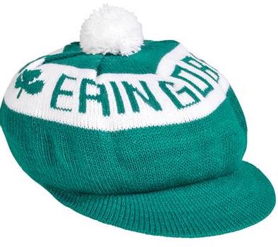 Erin Go Bragh Irish Tam with Green Brim 5854
