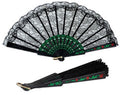 Black Lace Fiesta Fan 1892