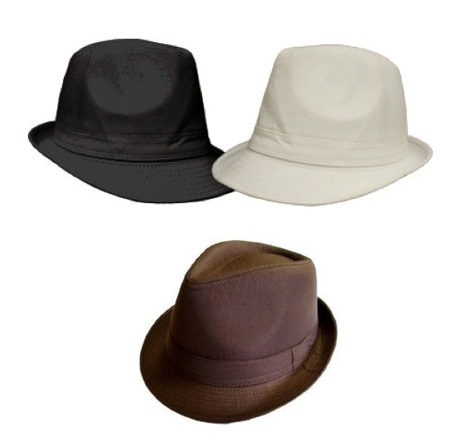 Gangster Fedora Hats  Mixed Colors 1310