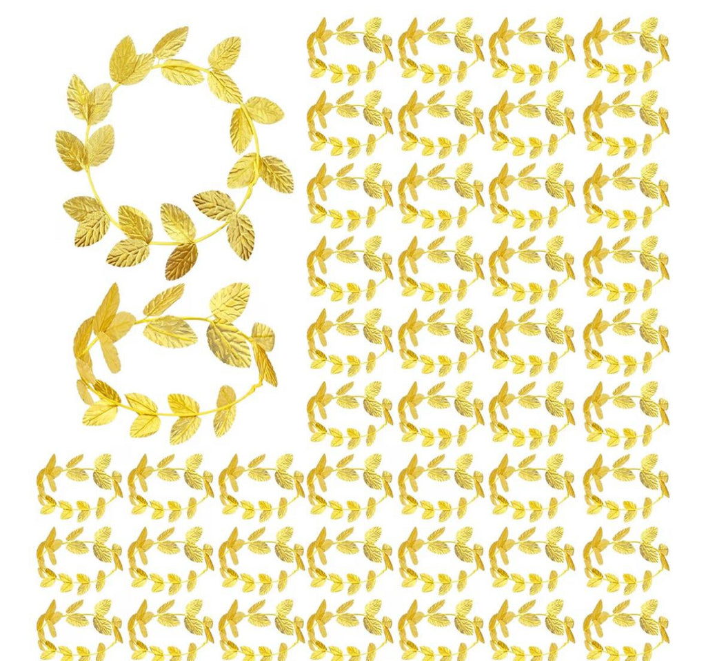 Gold Laurel Roman Headband 24 PACK WS1709D