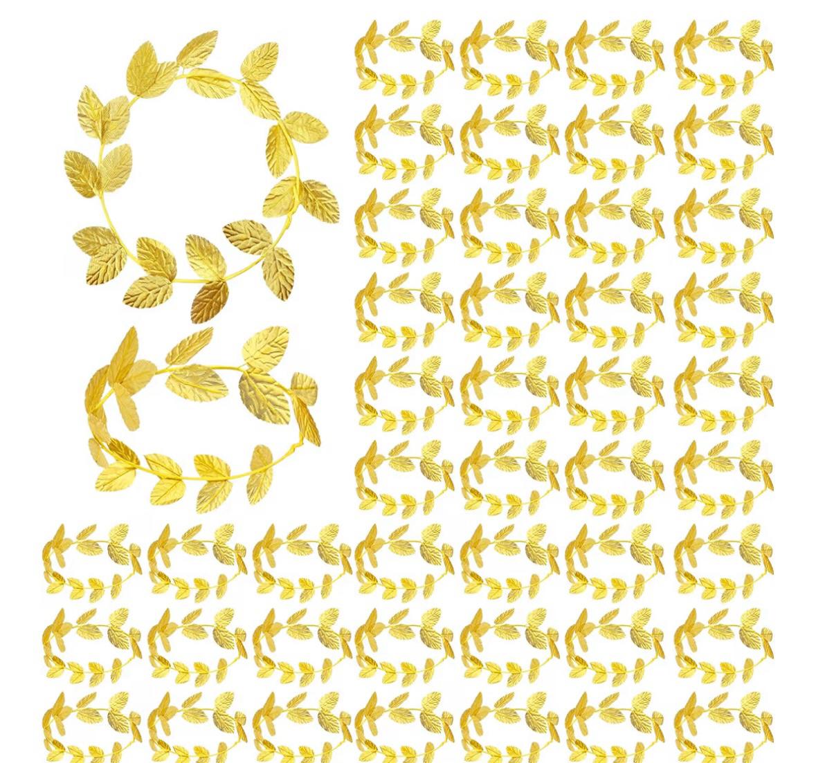 Gold Laurel Roman Headband 24 PACK 1709
