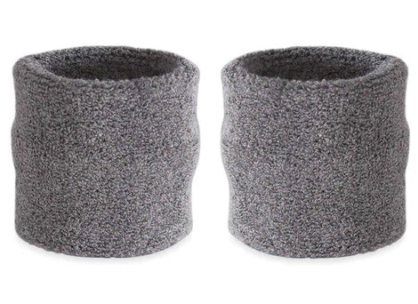 Grey Terry Wristband By Piece - 3079