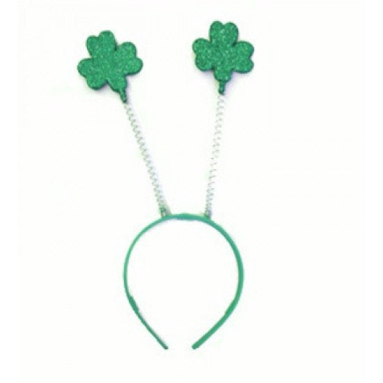 St. Patricks Day Green Shamrock Head Bopper 12 PACK 1872