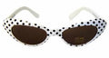 White Cat Eye Sunglasses |  KIDS SIZE White Cat Eye Sunglasses Wholesale | 7084