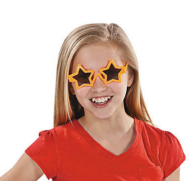 Kids Star Sunglasses 12 PACK Mixed Colors Party Favor Quality Ages 3-9 | 393