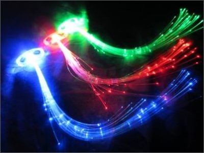 Pink Starlight Fiber Optic Hair Extensions 6161