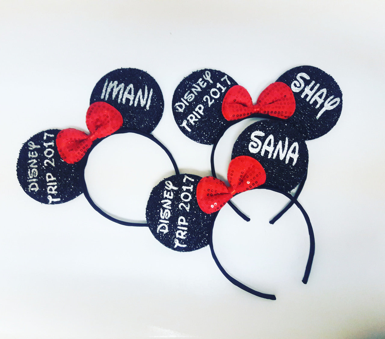 Personalized Mickey Mouse Ears, For Adults and Children's Parties or Personalized Giveaways