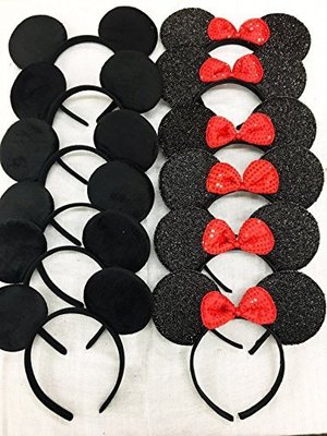 Wholesale Mickey Mouse Ears | Bulk Mickey Mouse Ears | PIECE PRICED 15003D