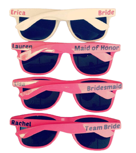 Stag Party | Stag Night | Mens Customized Sunglasses (Fonts in Picture Gallery)