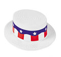 Patriotic Skimmer Hat  Plastic 12 PACK 1513