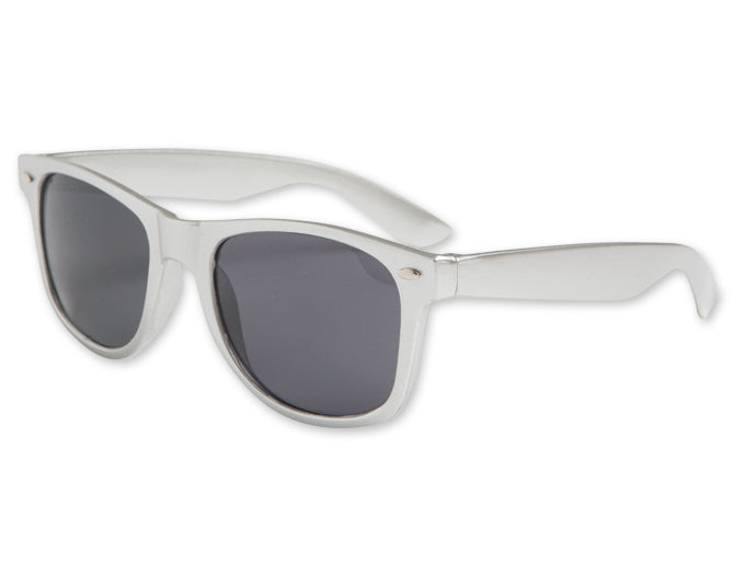 Silver Iconic 80's Sunglasses Adult 12 PACK 16002D