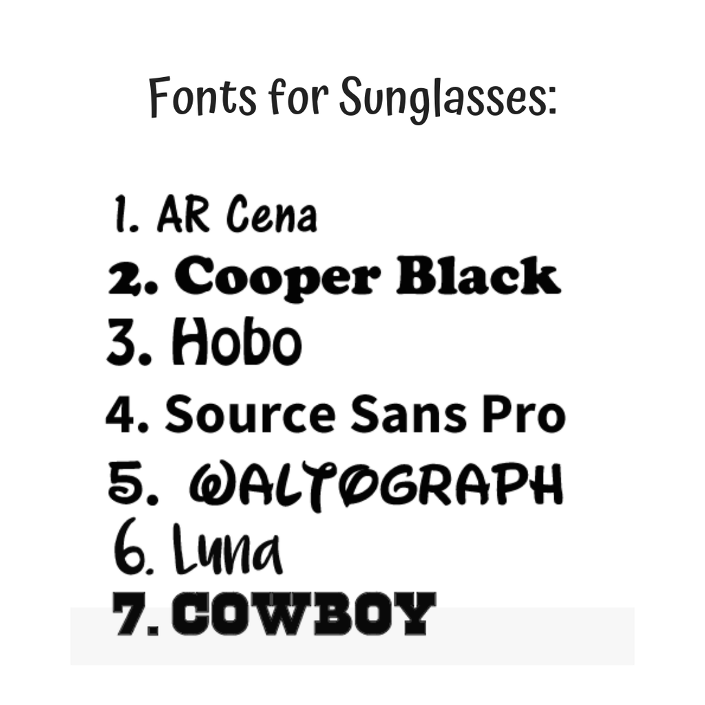 Stag Party | Stag Night | Mens Customized Sunglasses (Fonts in Picture Gallery)