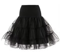 Black Petticoat Wholesale | Black Petticoat Bulk | Double Layer Tulle 12 PACK  | WS8218D