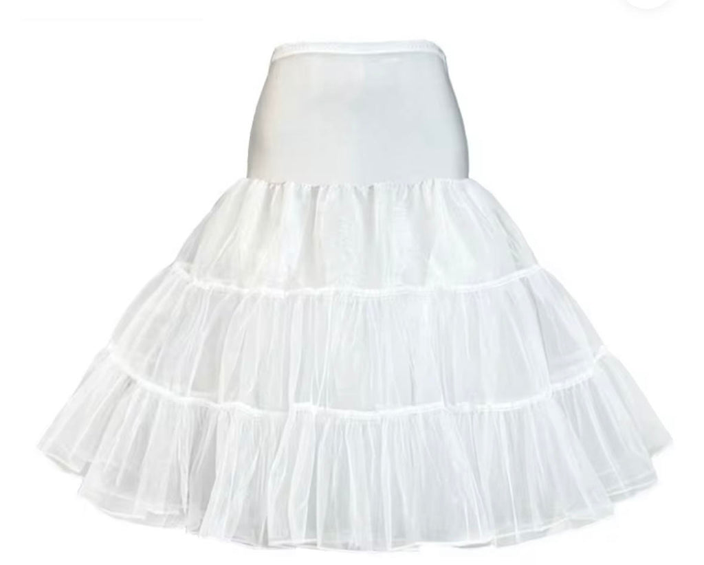 Petticoat Dress | Petticoat Skirt | White 12 PACK
